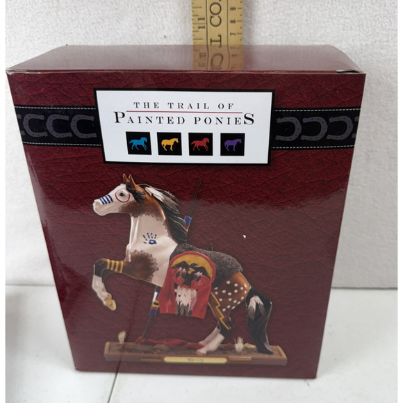 Trail of Painted Ponies “War Cry” by Vickie Knepper-Adrian w/ Original Box - Picture 1 of 6